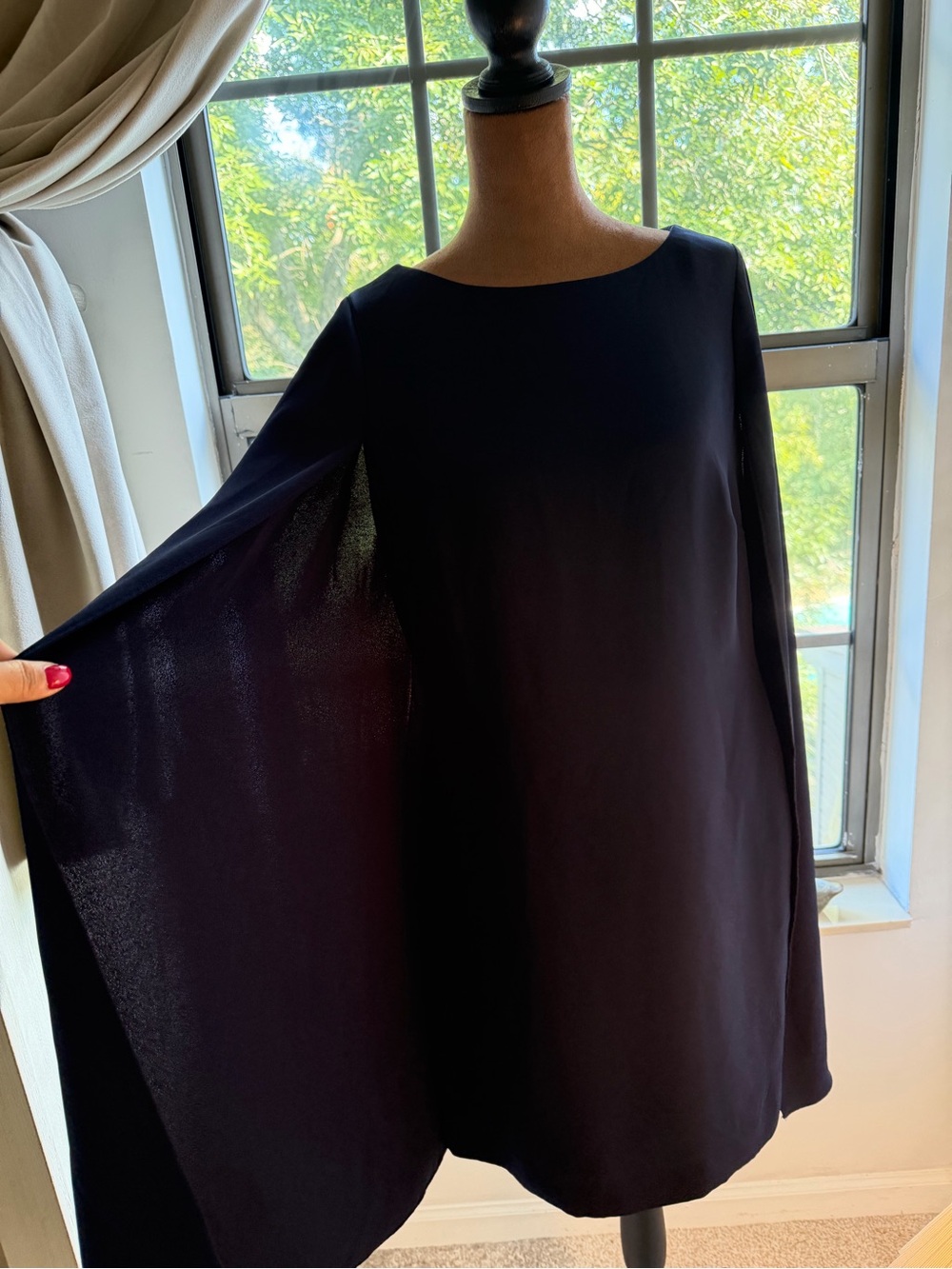 Banana Republic Navy Blue Midi Dress